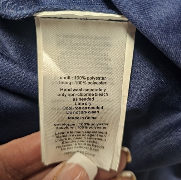 David's Bridal Midnight Blue One Shoulder Fit And Flare Tulle Mini Dress Size 16 - Picture 7 of 11